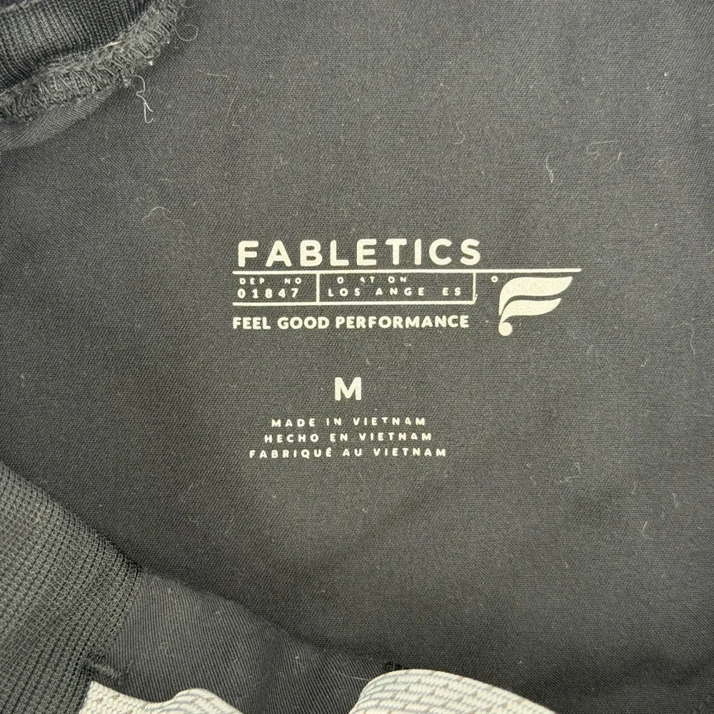 Fabletics Cargo Joggers Women M Black Multi-Pocket Utility Drawstring Athleisure